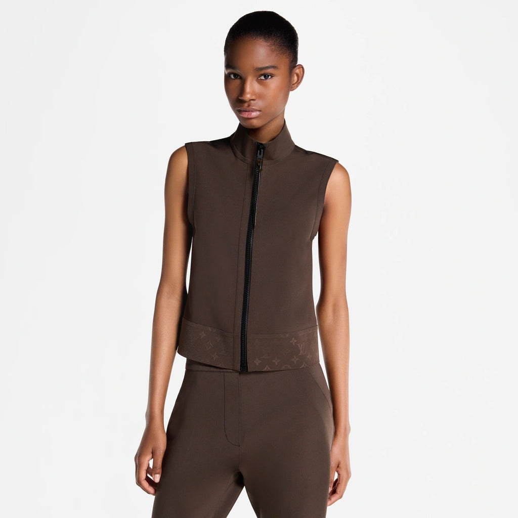 Technical Jersey Zip-Up Gilet