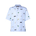 LV x The Darjeeling Limited Embroidered Striped Short-Sleeved Shirt