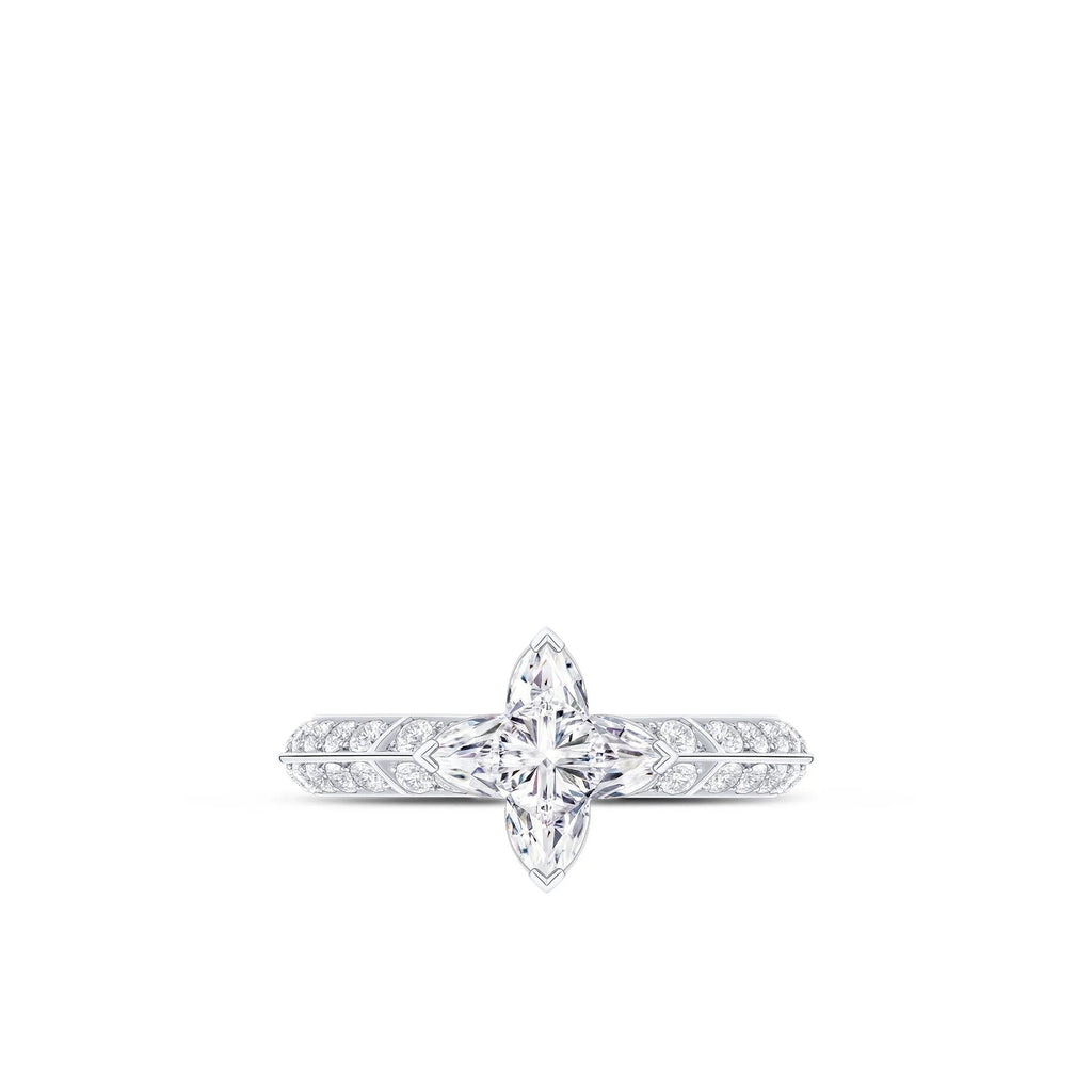 LV Diamonds Pavé Solitaire, LV Monogram Star Cut