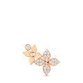 Idylle Blossom Right Earring, Pink Gold And Diamonds - Per Unit