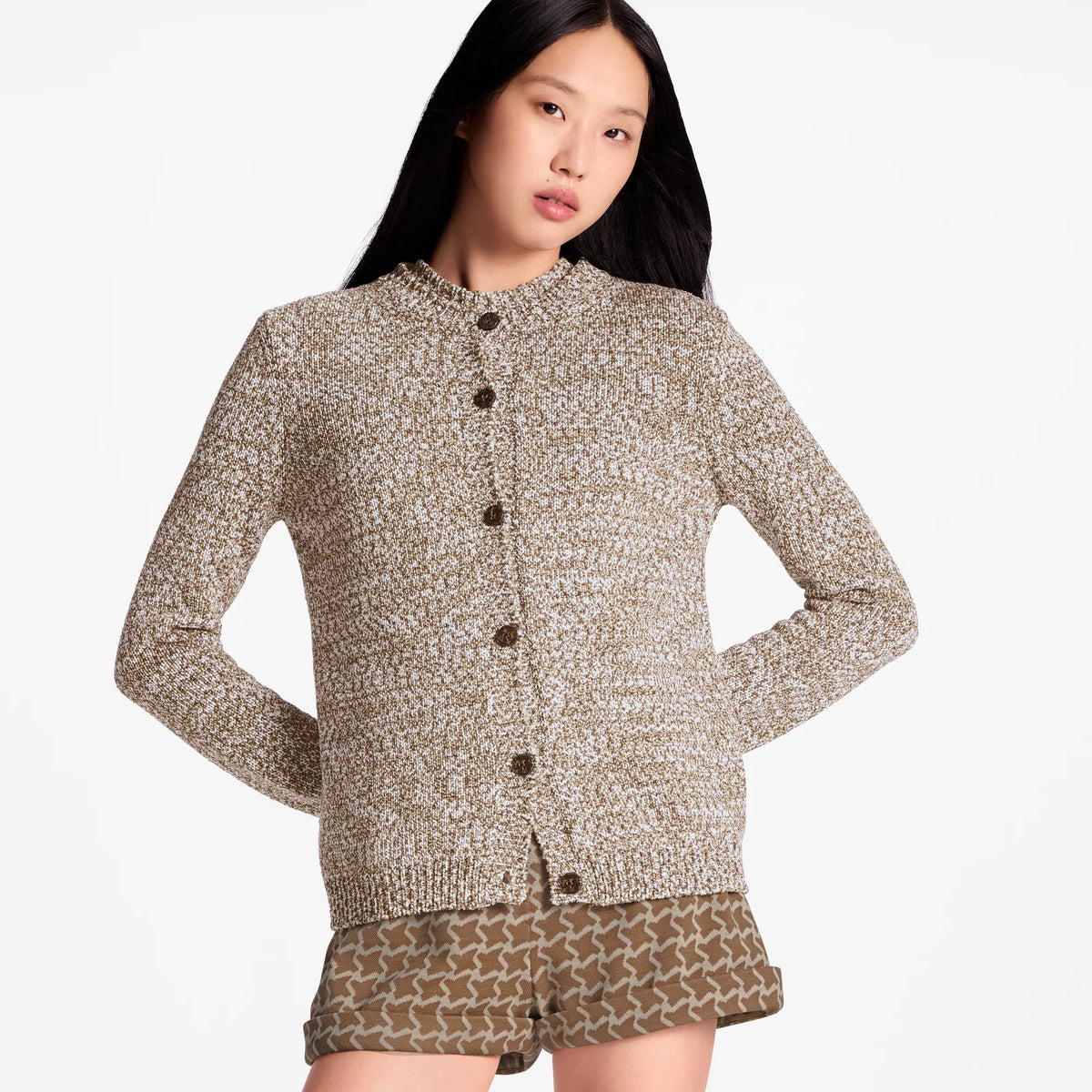Tweed Knit Cardigan