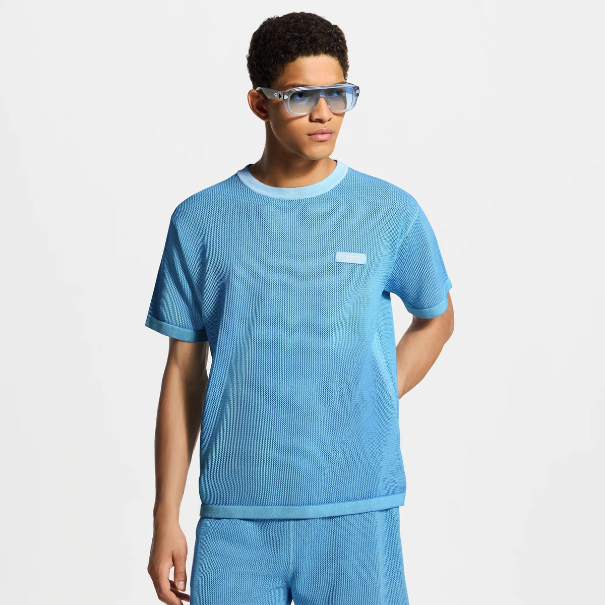 Sun-Bleached Short-Sleeved Crewneck