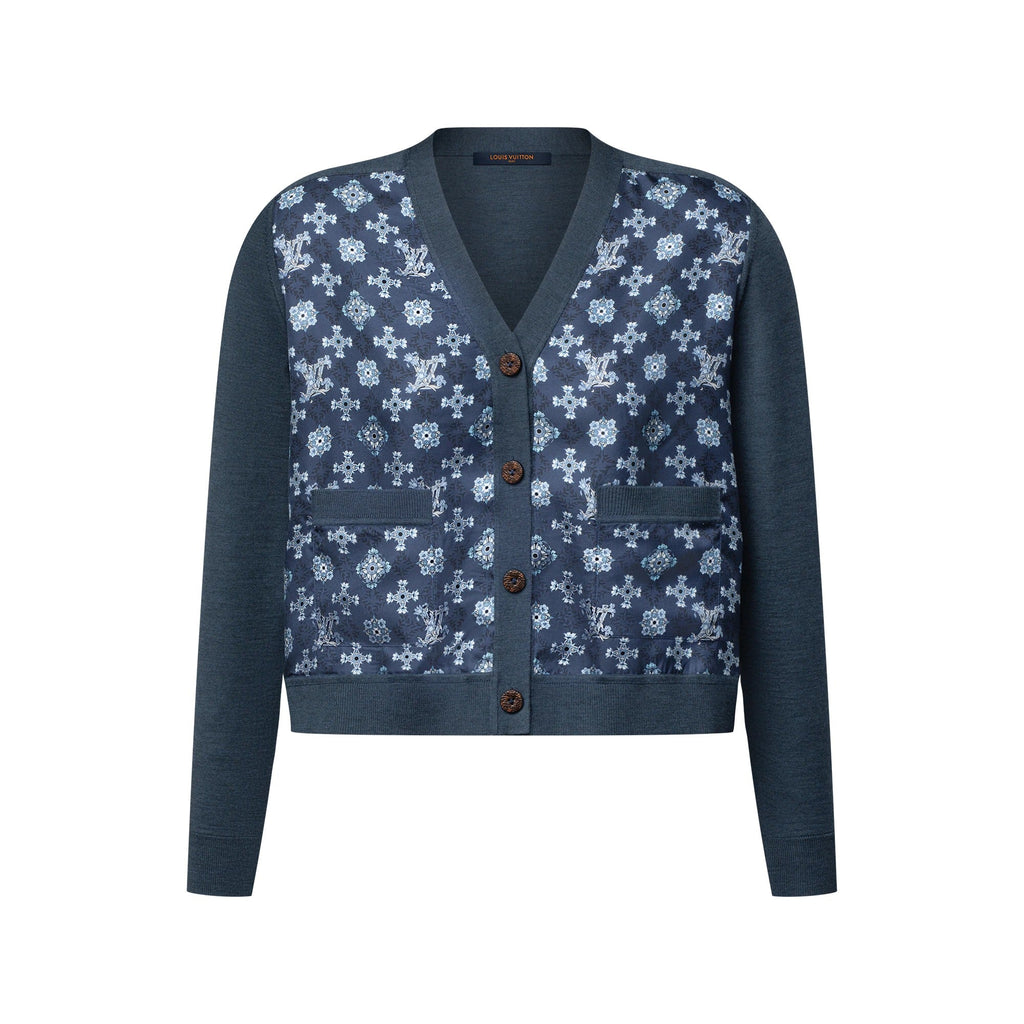 Nouveau Monogram Front Cardigan