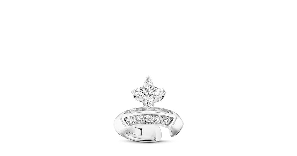LV Diamonds Earcuff, LV Monogram Star cut