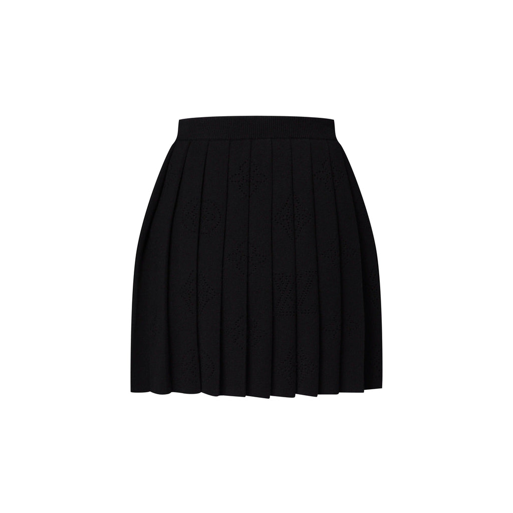 Pleated Mahina Knit Skirt