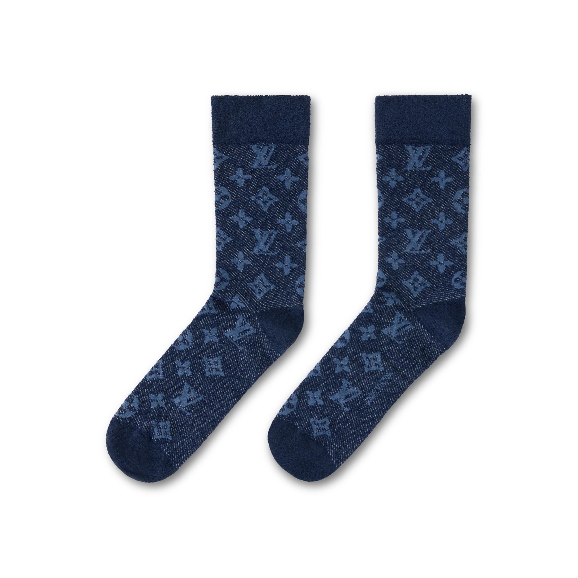 Monogram Denim Icon Socks