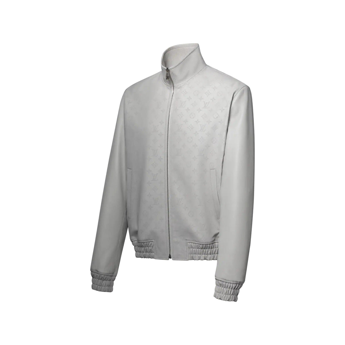 Perforated Monogram Leather Track Top