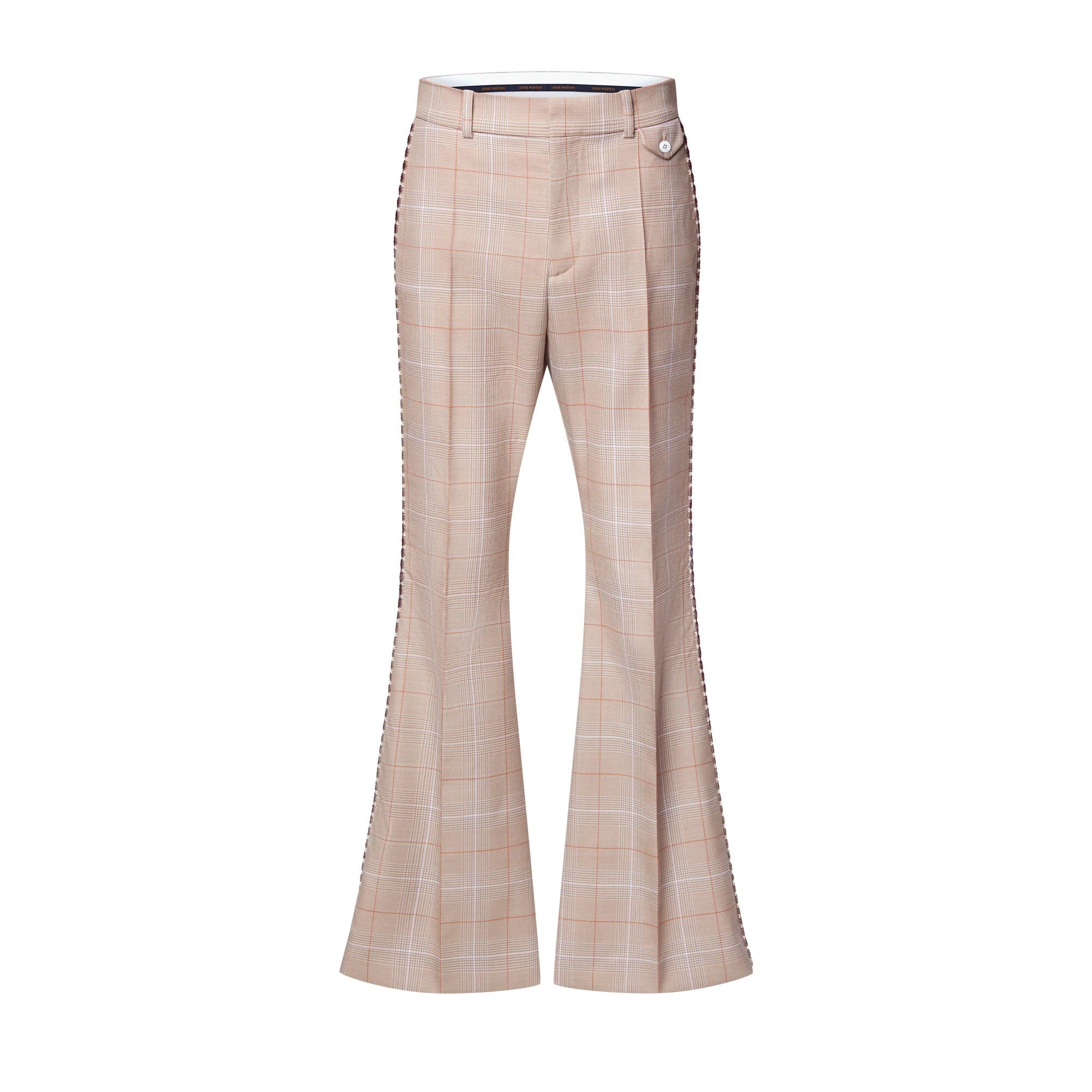 Bootleg Pants With Bead-Embroidered Details