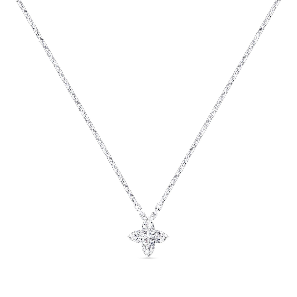 LV Diamonds Pendant, LV Monogram Star cut