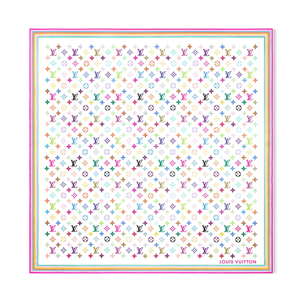 LV x TM Monogram Multicolor Square 90