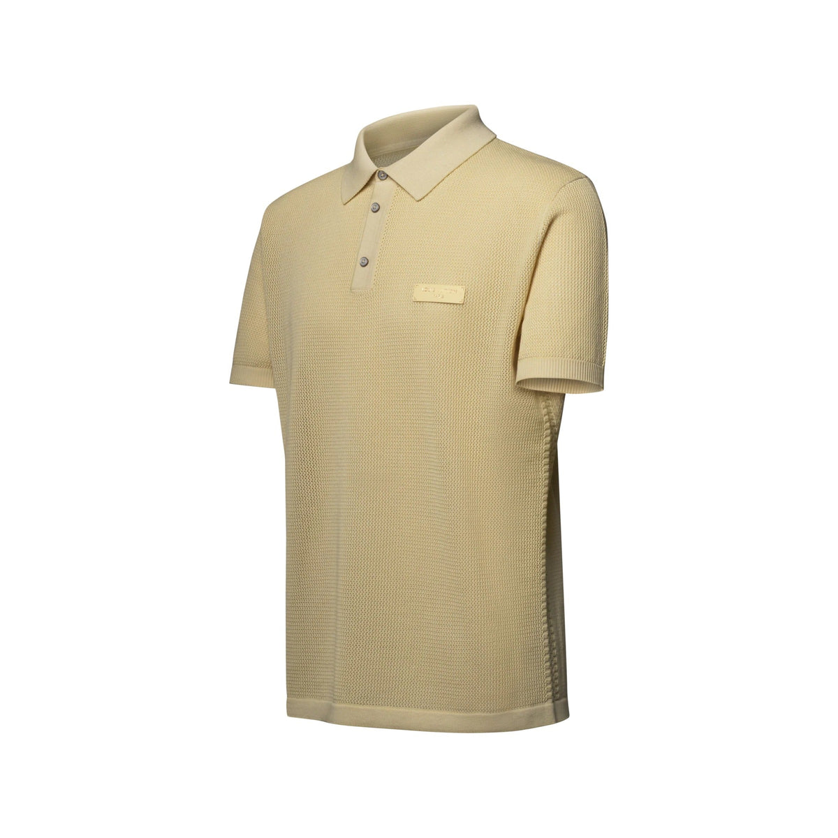 Sun-Bleached Short-Sleeved Polo Shirt