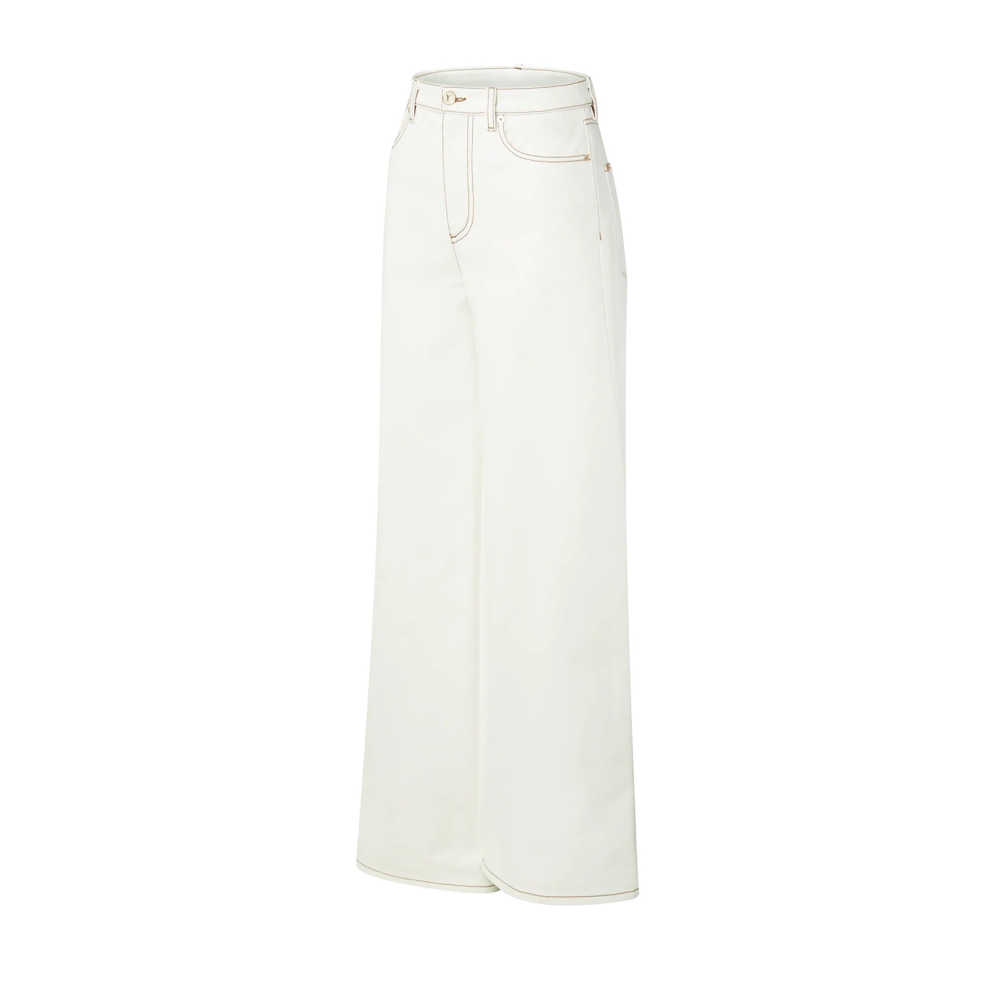 Contrast Stitch Utility Jeans