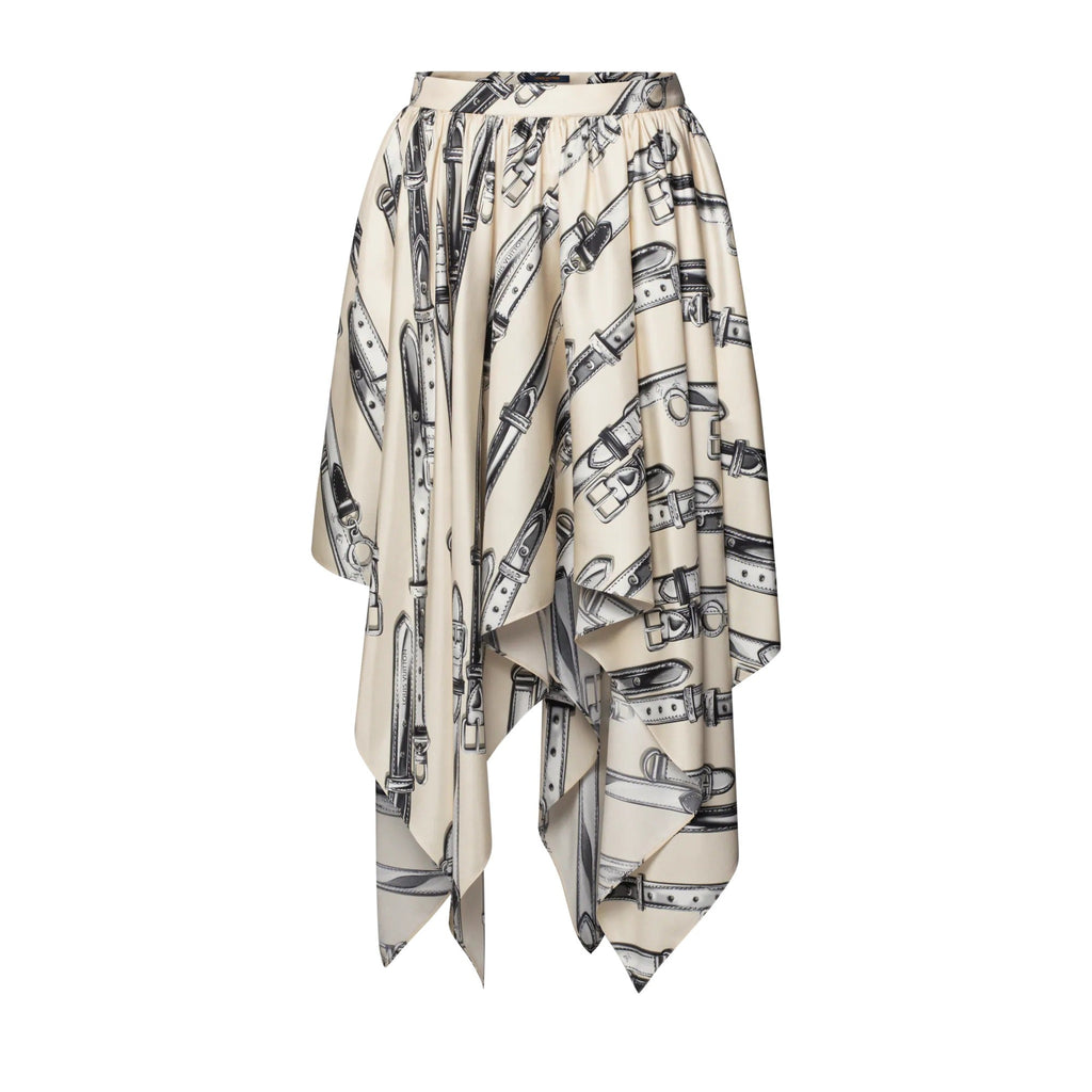 Buckle Up Handkerchief Skirt