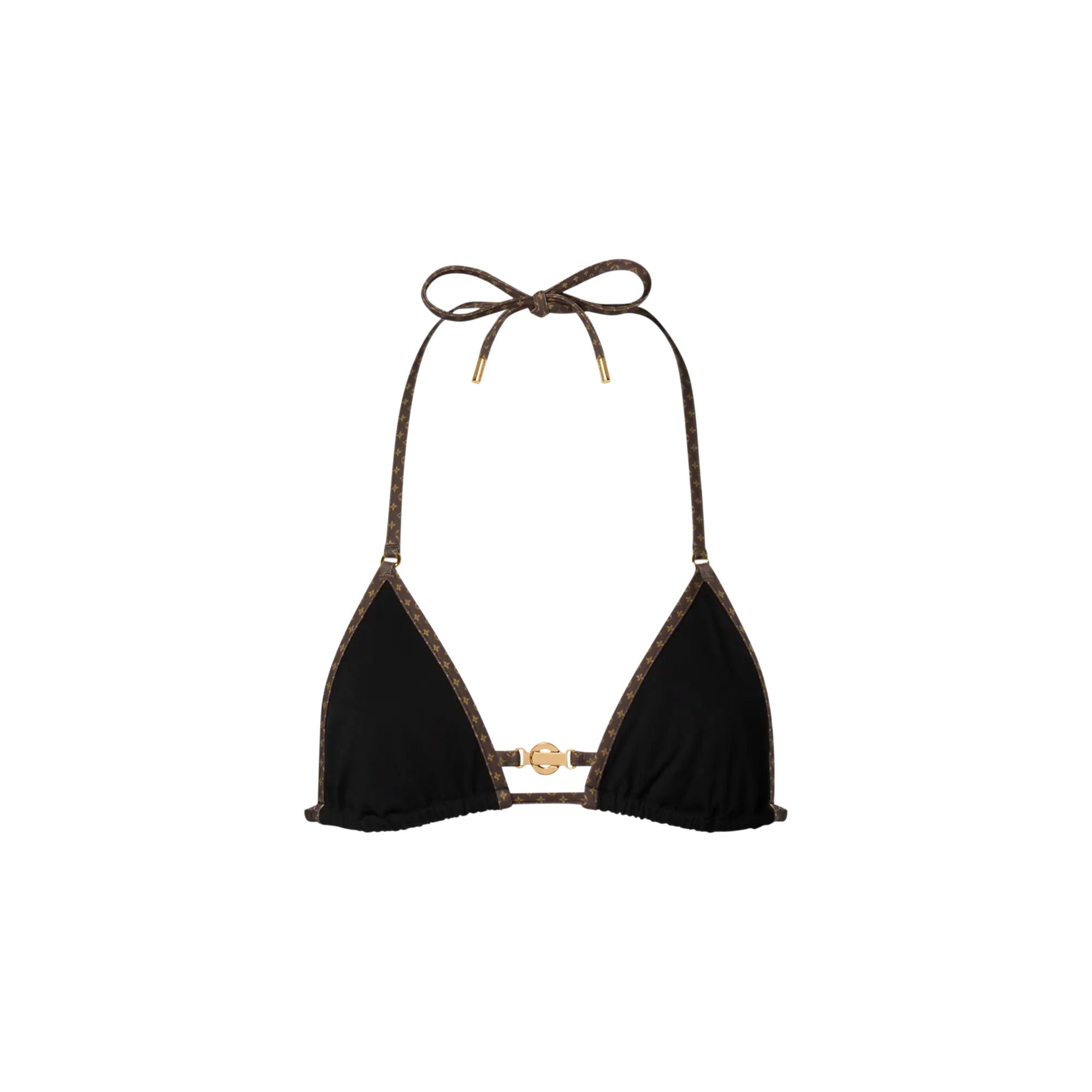 Monogram Accent Bikini Top