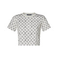 Chrome Monogram Crop Top