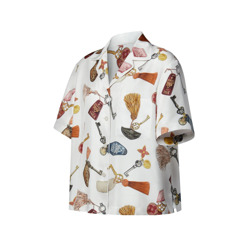 Getaway Print Short-Sleeved Short