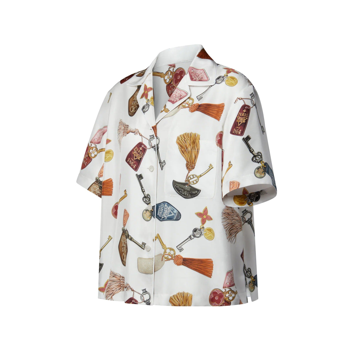 Getaway Print Short-Sleeved Short