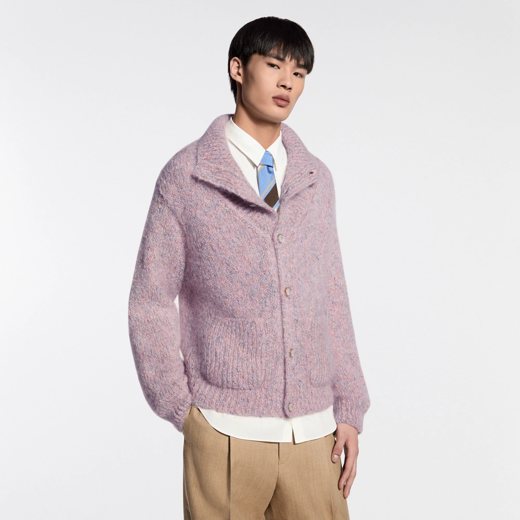 Tweed Mohair Cardigan