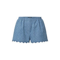 Monogram Denim Mini Shorts