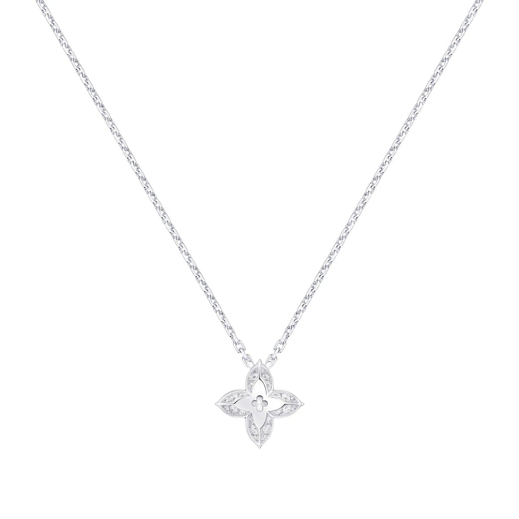 LV Diamonds Pendant, LV Monogram Star cut
