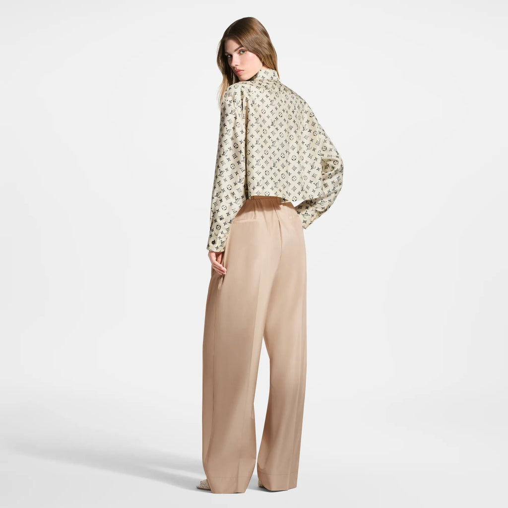 Cropped Buckle Up Shirt