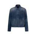 Printed Denim Workwear Jacket