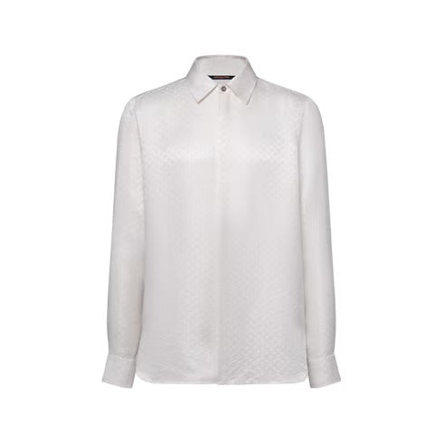 Mini Monogram Silk Evening Shirt
