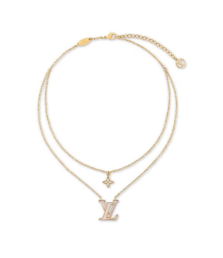 Lady LV Pearlescent Necklace