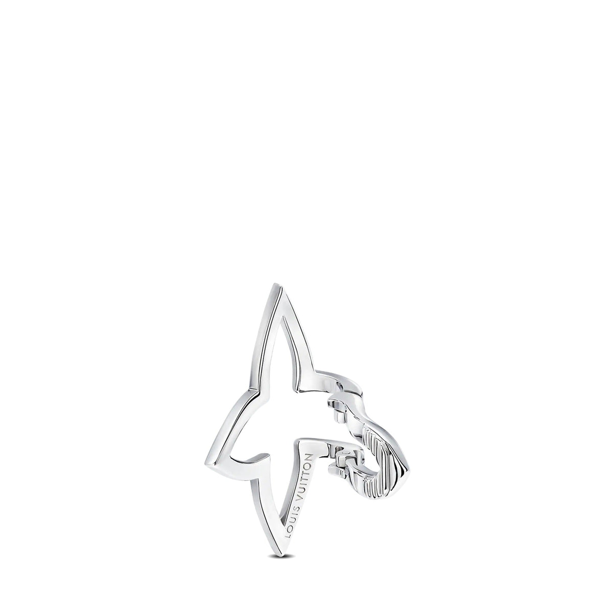 Ombre Blossom Earcuff, White Gold and Diamonds