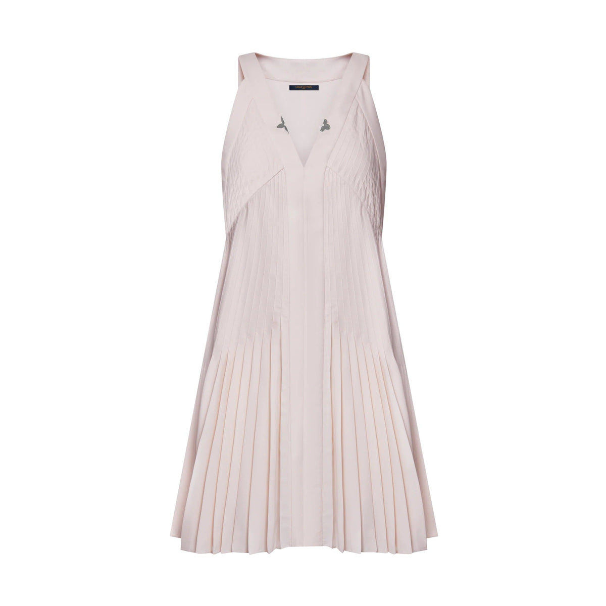 Pleat Accent Dress