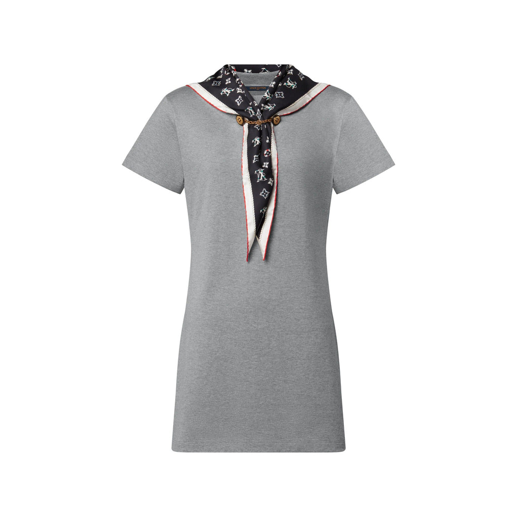 Nautical Scarf T-Shirt Dress