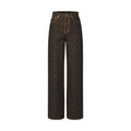 Monogram Straight-Cut Jeans