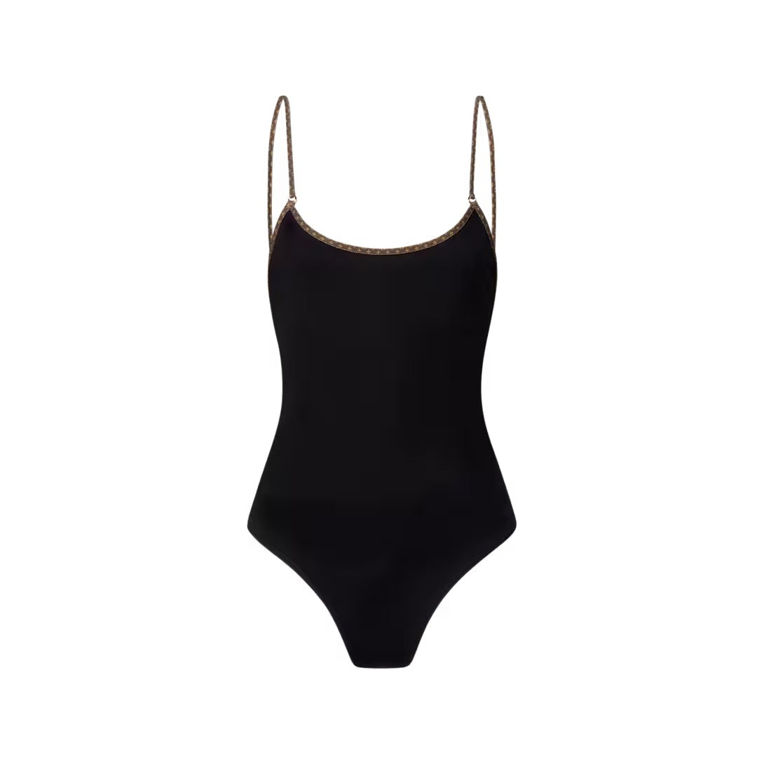 Monogram Accent Swimsuit