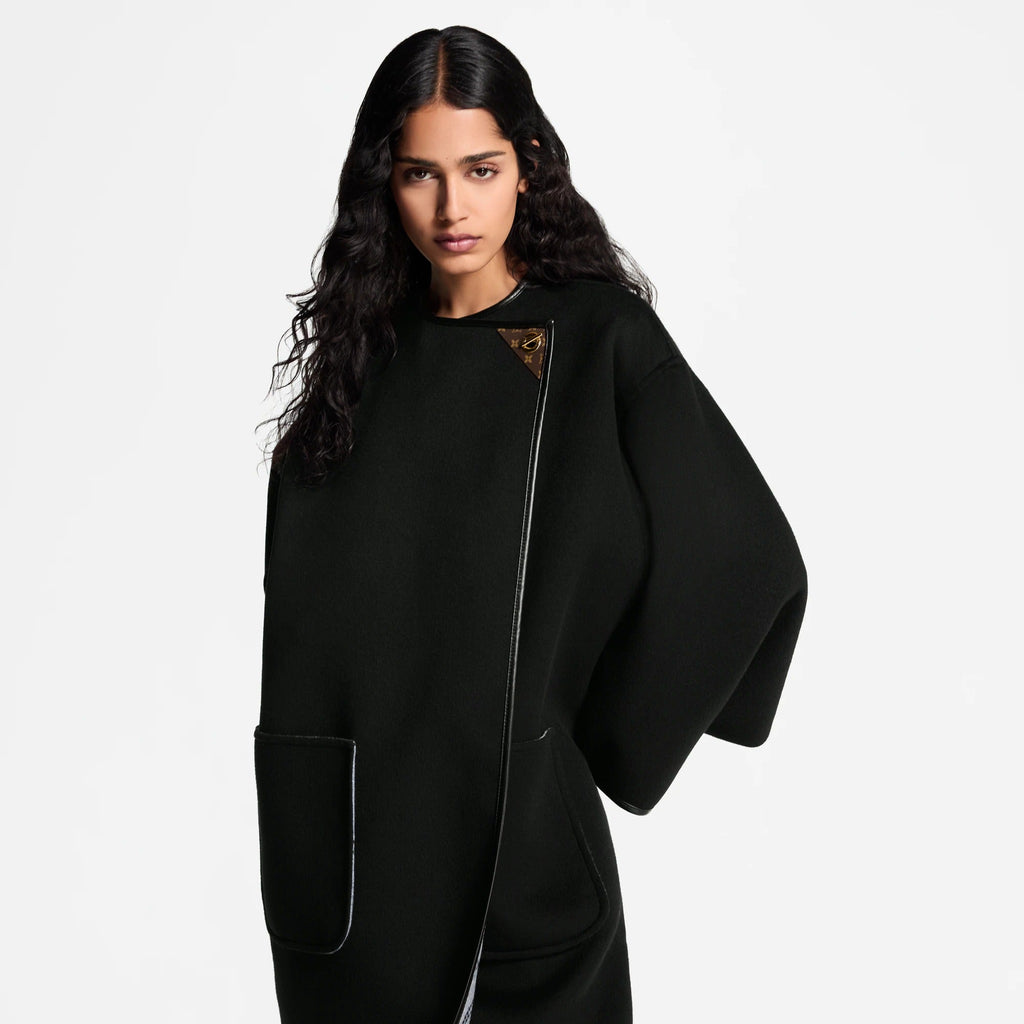 Double Face Toggle Detail Coat