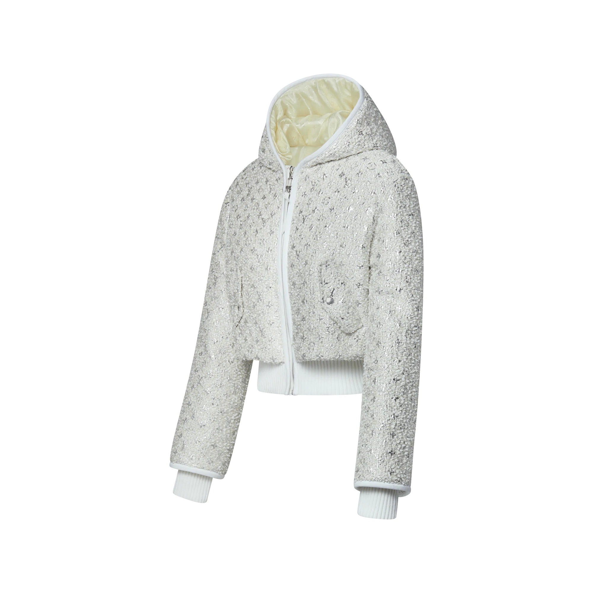 Monogram Tweed Cropped Jacket