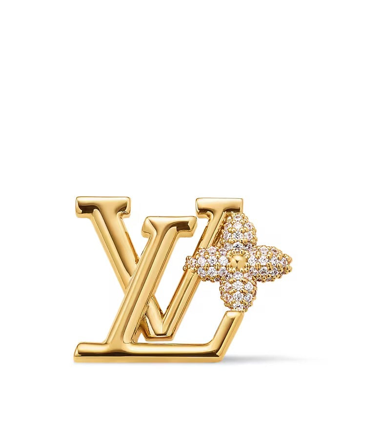 LV Iconic Flower Strass Brooch
