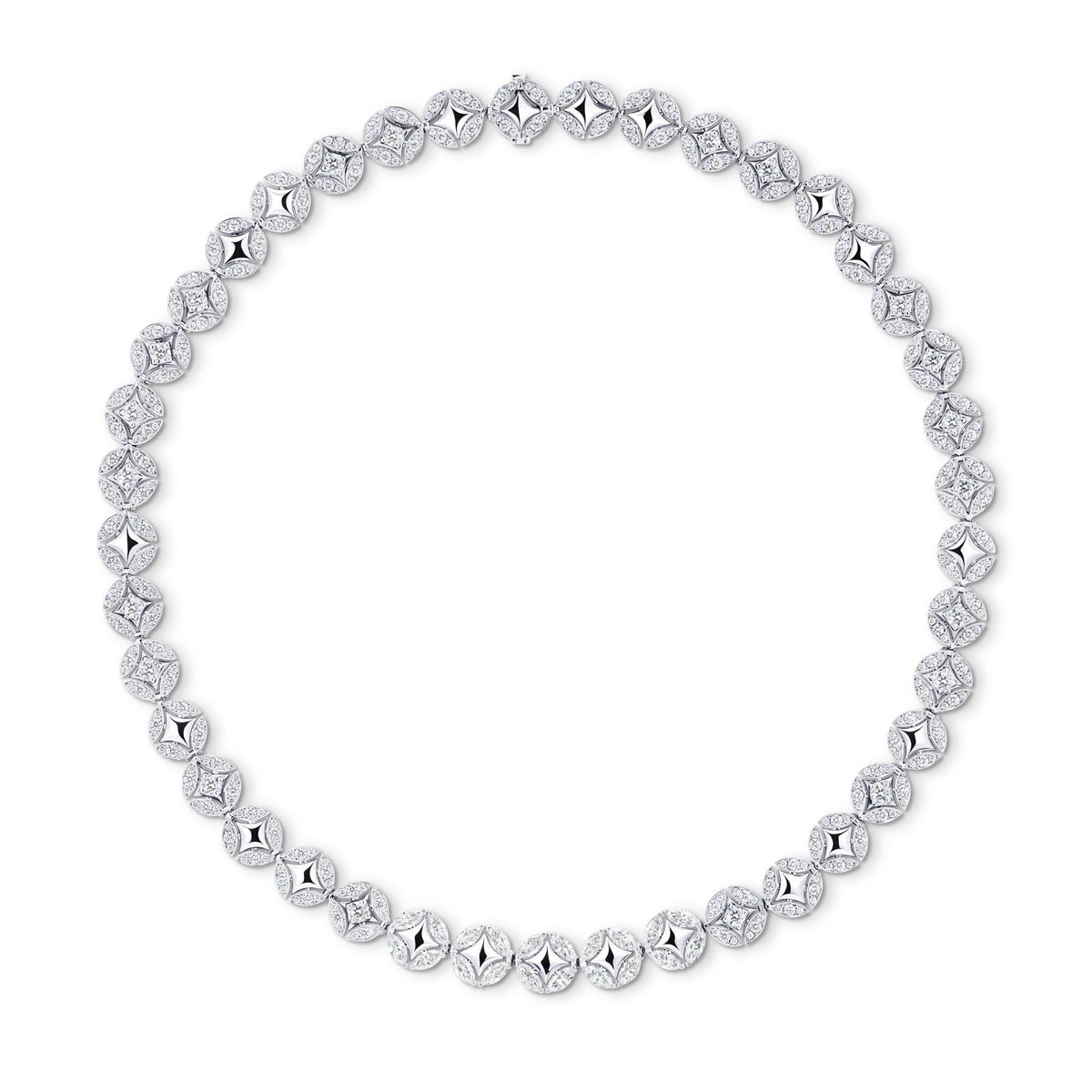 Galaxie Necklace, White Gold and Diamonds