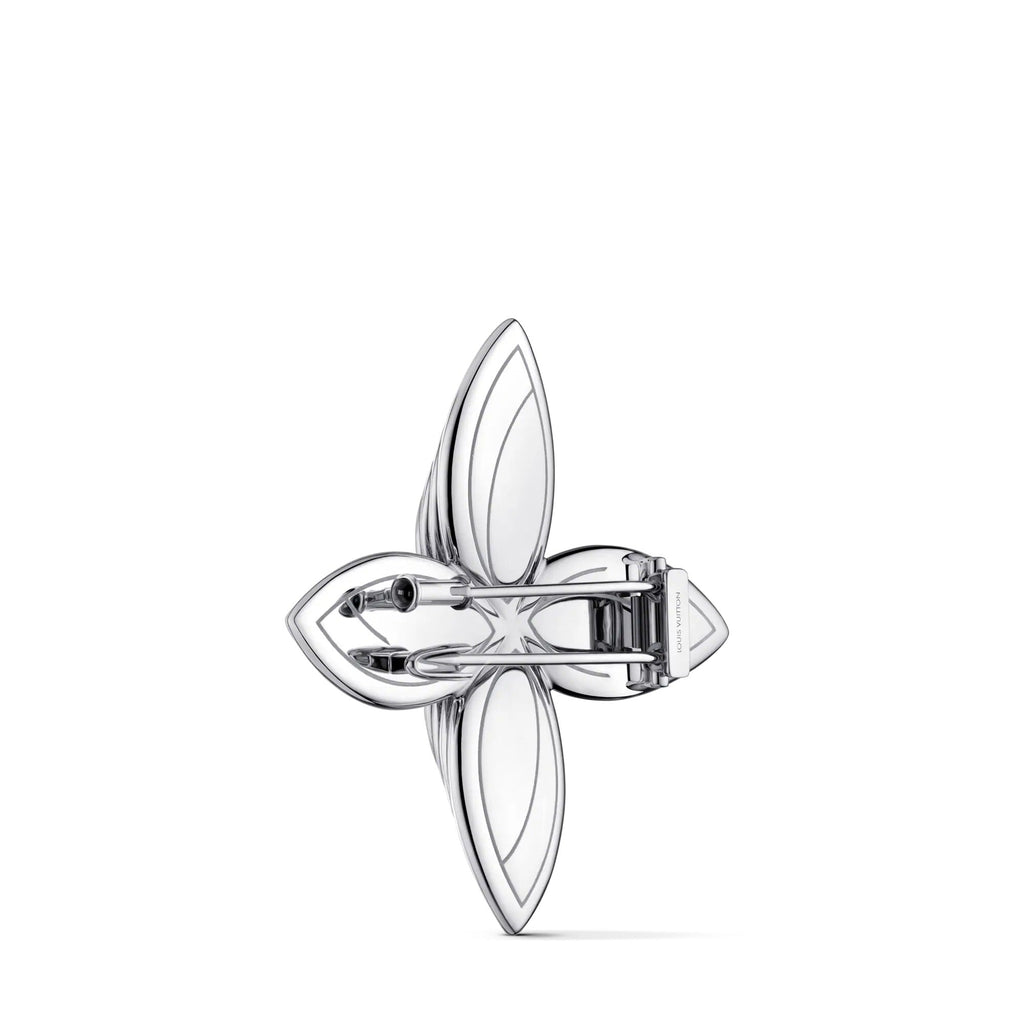 Idylle Blossom Brooch, White Gold & Diamonds
