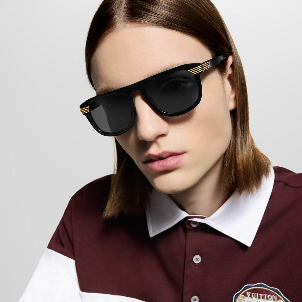 LV Slide Round Square Sunglasses