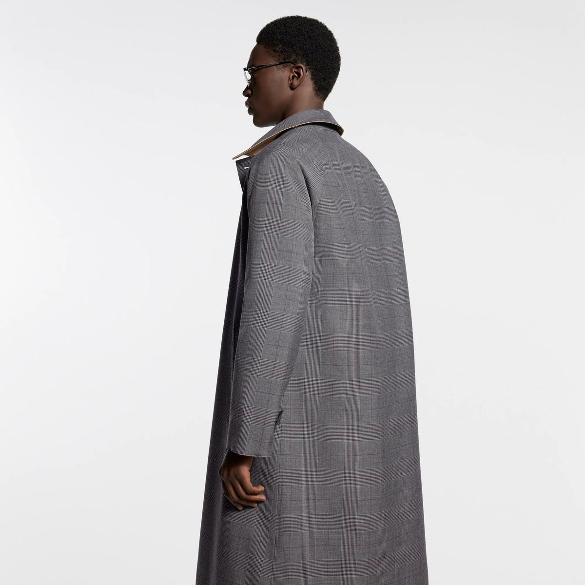 Reversible Cotton Silk Trench Coat