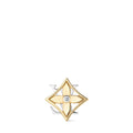 Idylle Blossom Reversible Stud, Yellow And White Gold And Diamond - Per Unit
