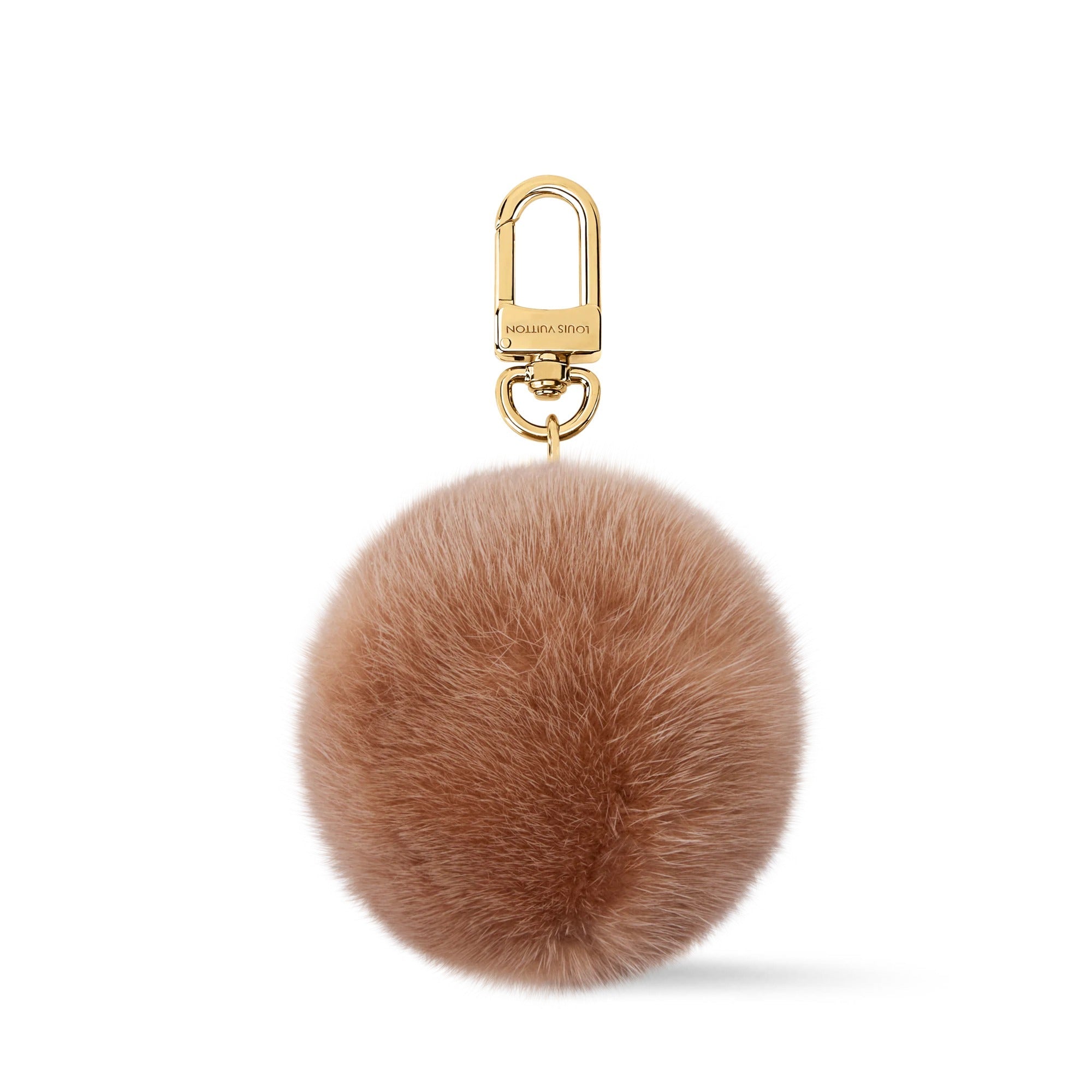 LV Shiba Pompon Bag Charm