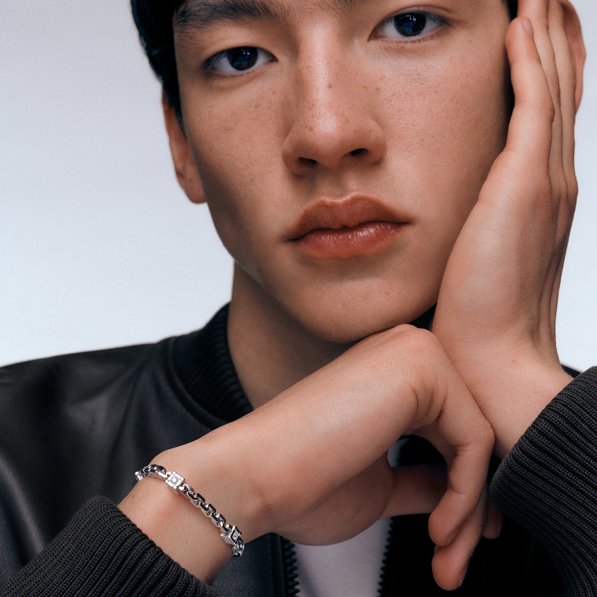 Les Gastons Vuitton Trunk Bracelet, White Gold and Diamonds