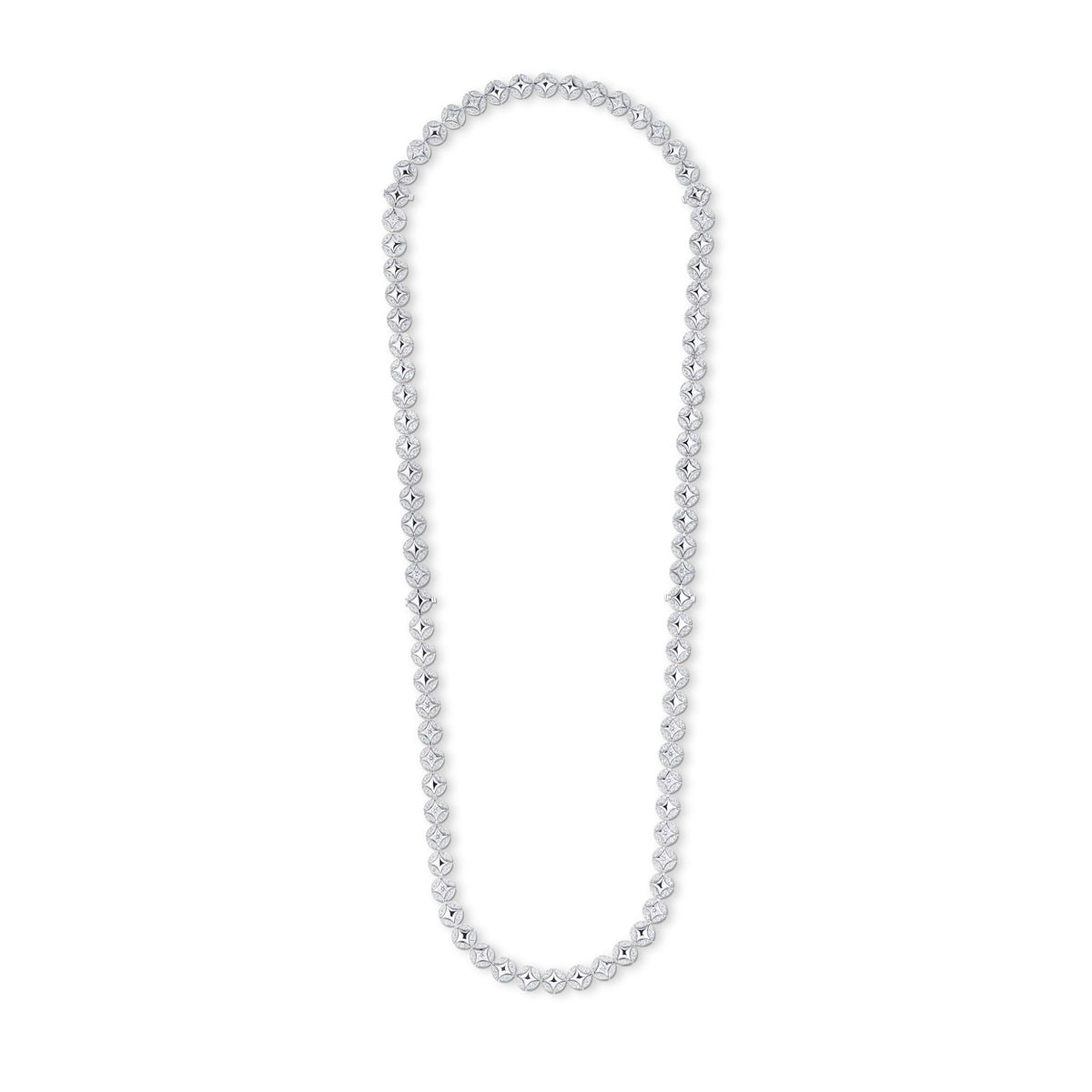 Galaxie Long Necklace, White Gold and Diamonds