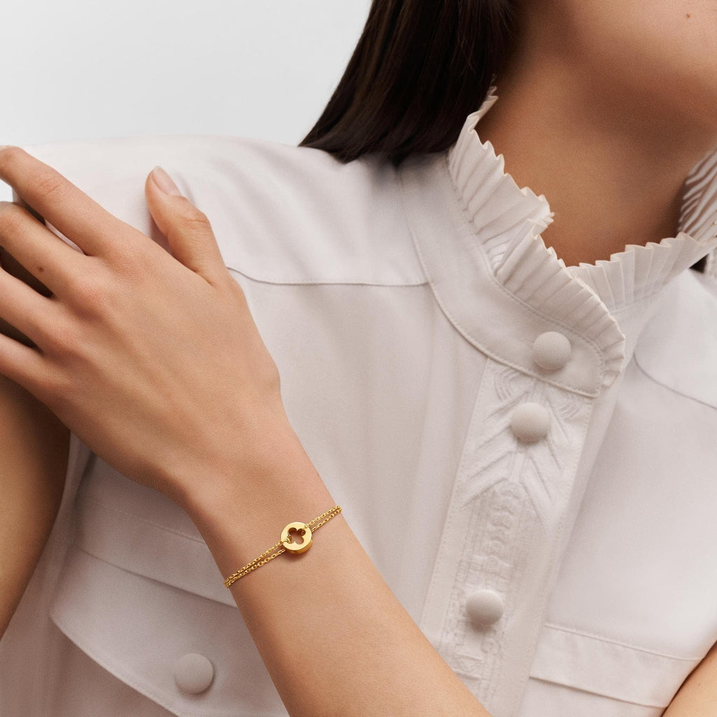 Empreinte Chain Bracelet, Yellow Gold
