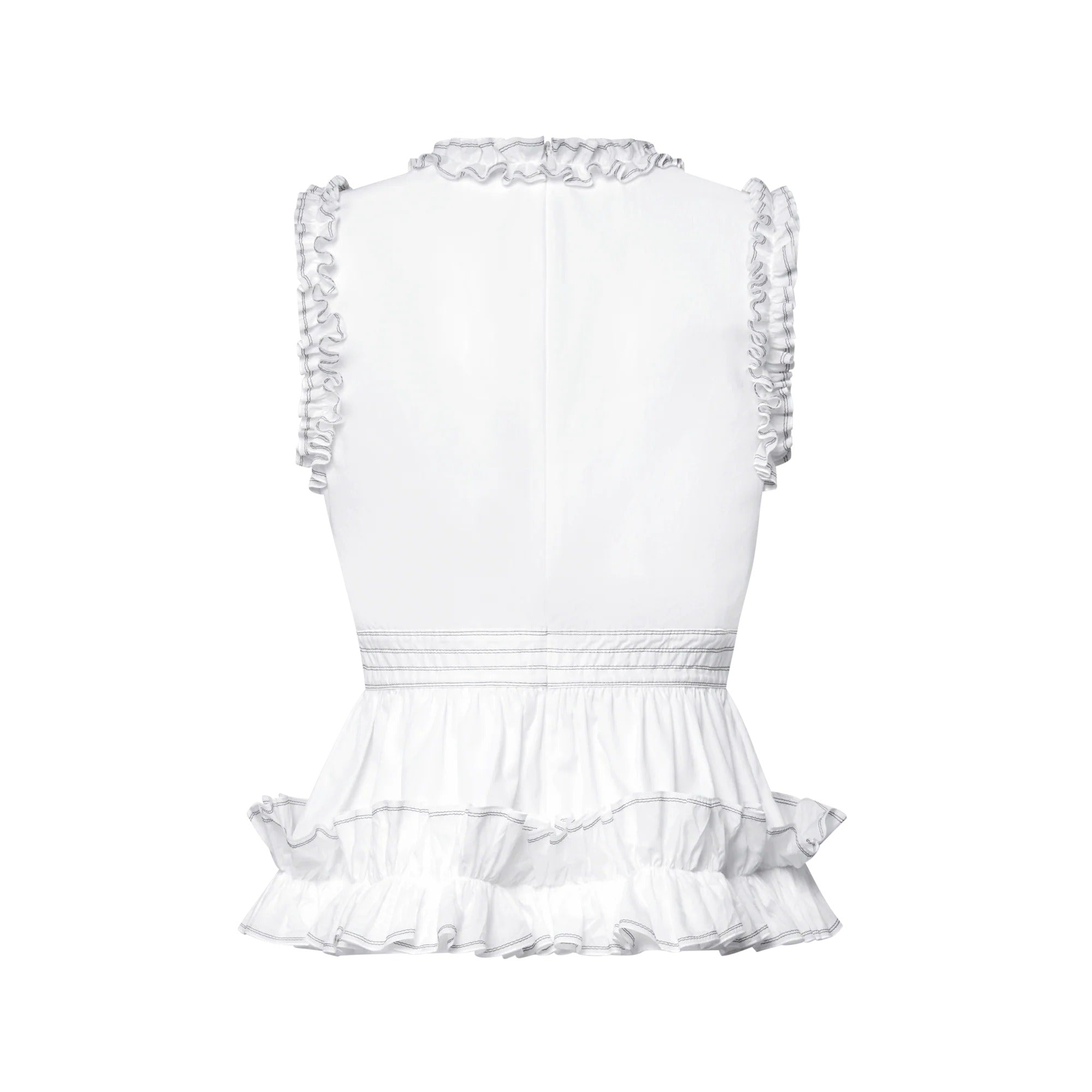 Ruffle Trim Top