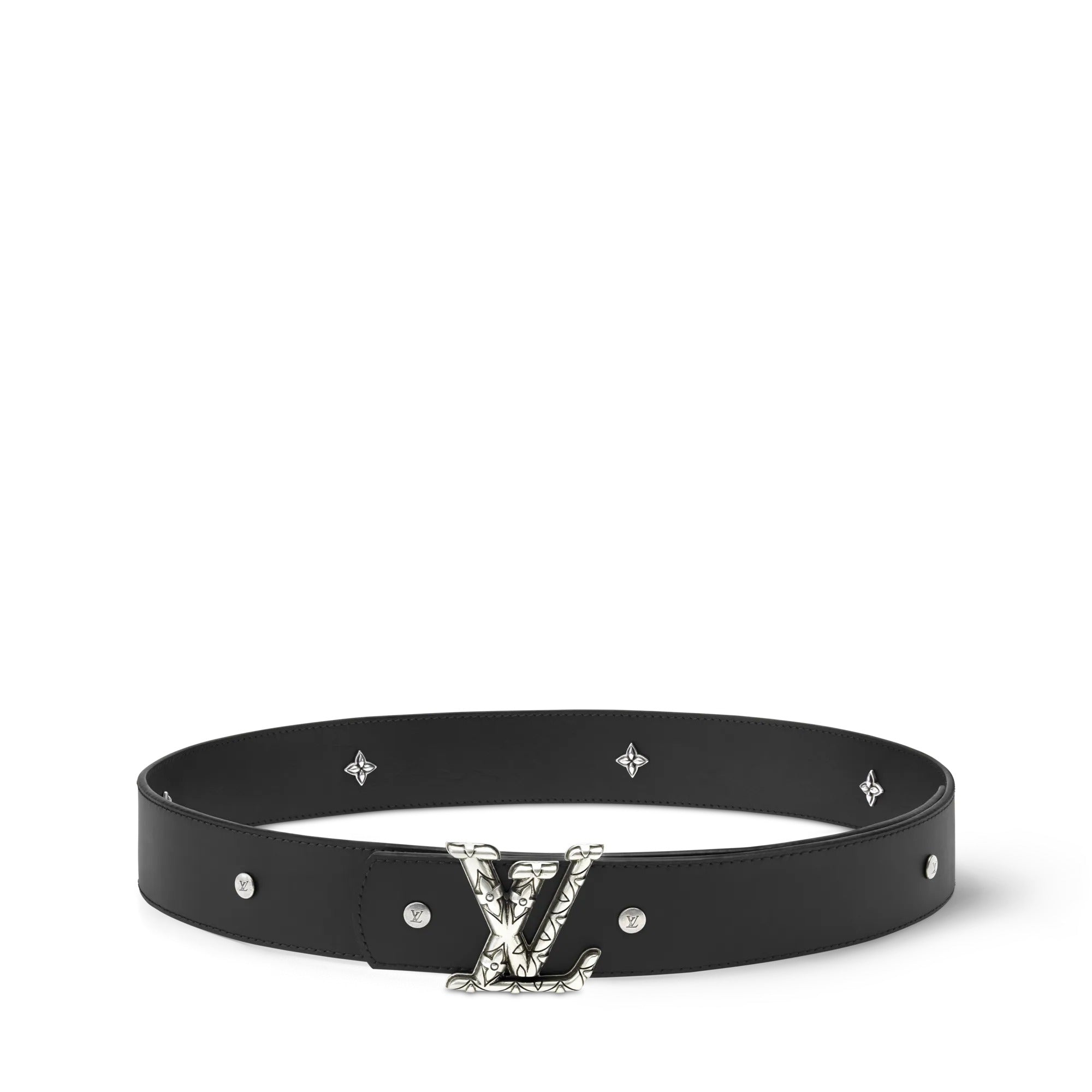 LV Dimension Drift Flower Studs 40mm Reversible Belt