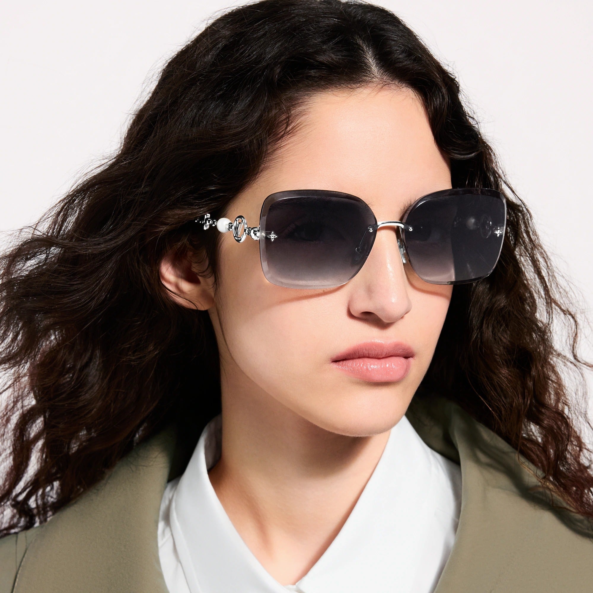 LV Jewel Pearl Square Sunglasses