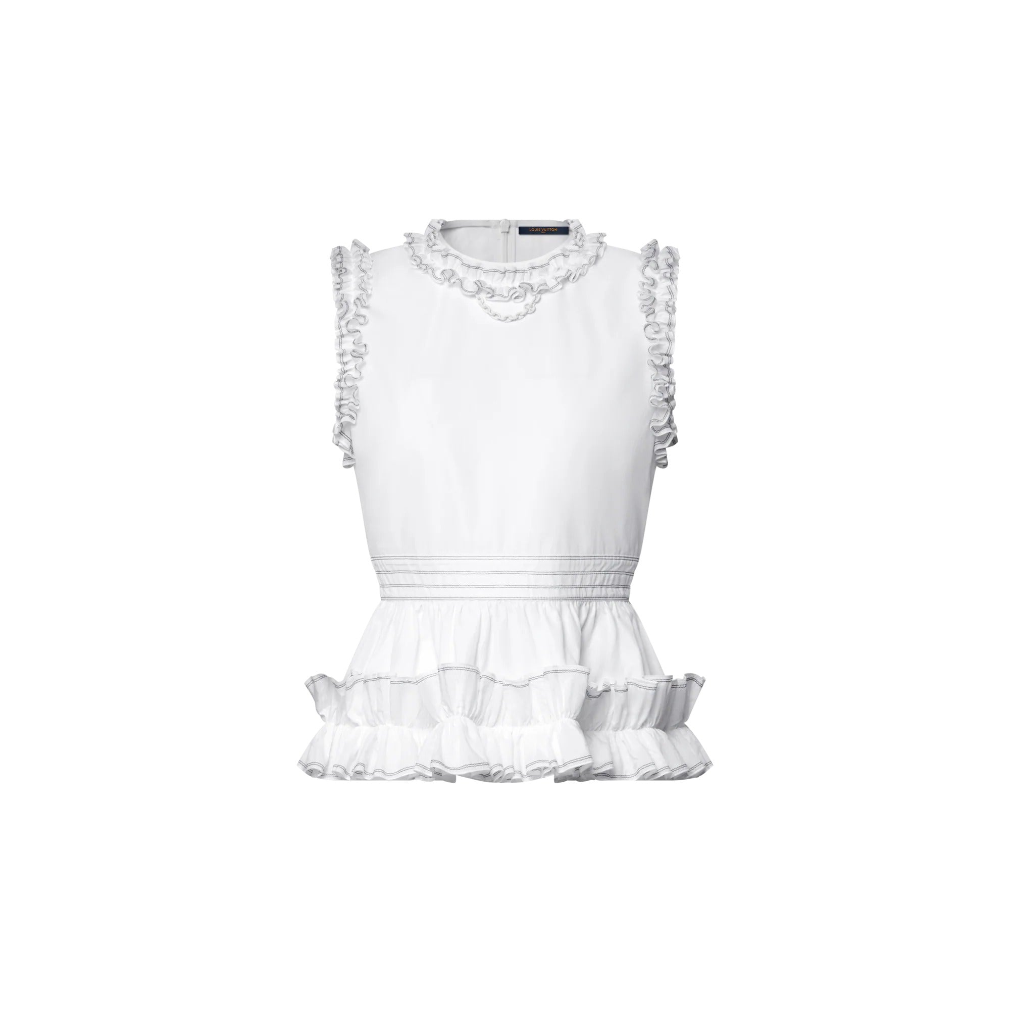 Ruffle Trim Top