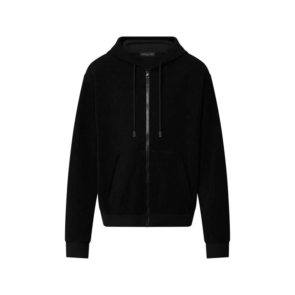 Monogram French Terry Zip-Through Hoodie